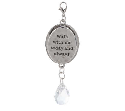 Clip-On Memorial Charm – Keepsake Accent for Bouquets or Personal Use