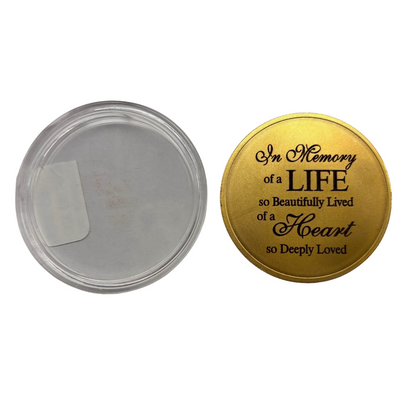 Gold Tone Memorial Challenge Coin