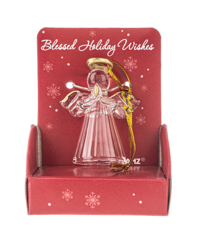 Blessed Angel Glass Ornaments