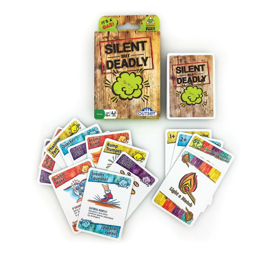 Silent But Deadly® Card Game – Funny Fart Card Game – Ages 10+