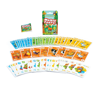 Moose Farts Card Game – Funny Wildlife Card Game – Ages 8+