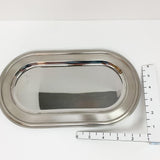 Oval Stainless Steel Tray