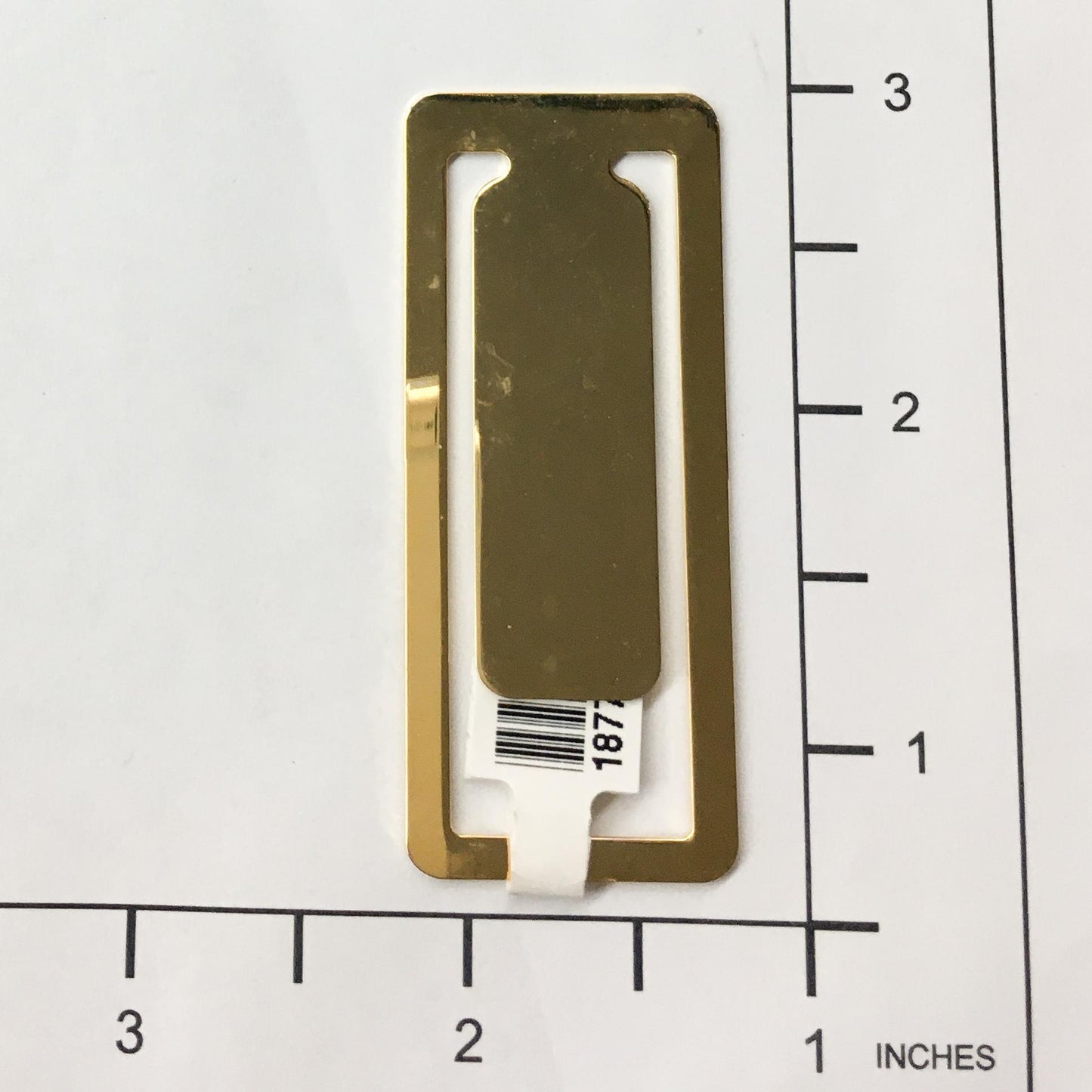 Brass Rectangle Bookmark