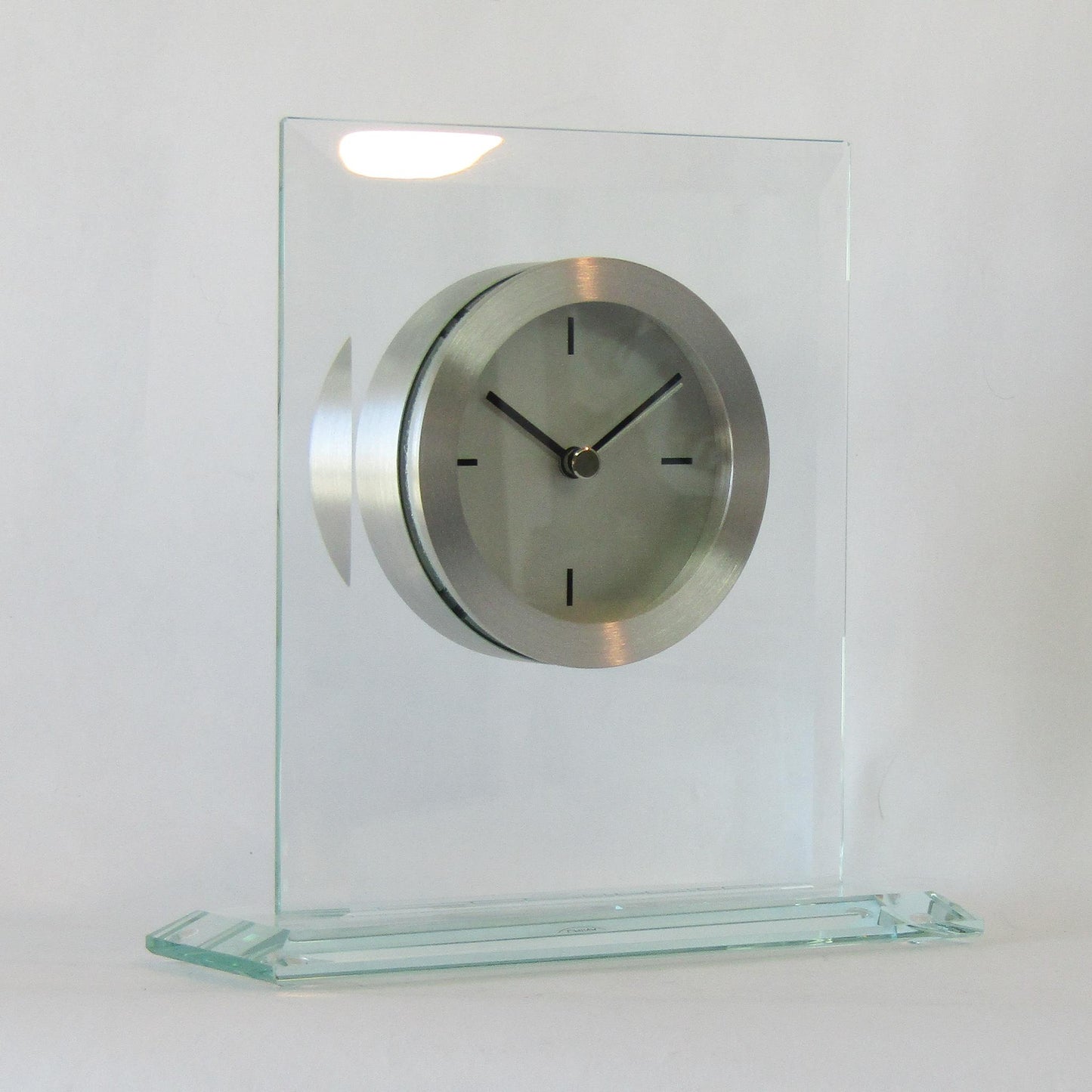 Bevelled Glass Clock