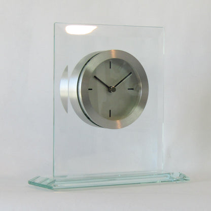 Bevelled Glass Clock