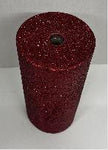 Red Glittered Everlasting Candle