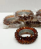 Amber Napkin Rings (set of 4)