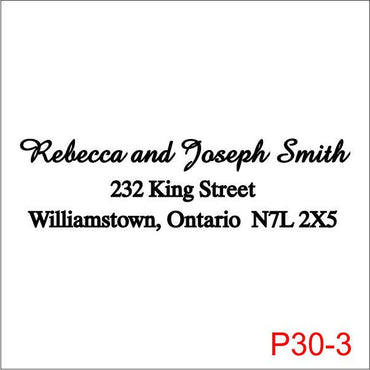 Self-Inking Stamp - Printer 30 - 3/4" x 1 7/8"