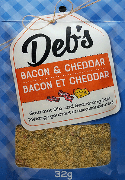 Deb’s Dips Bacon & Cheddar Gourmet Dip Mix