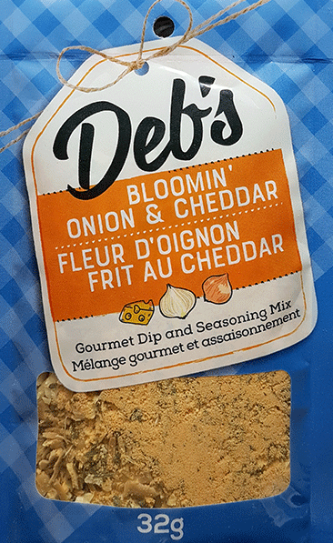 Deb’s Dips Bloomin’ Onion & Cheddar Gourmet Dip Mix