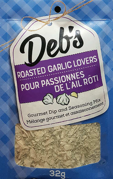 Deb’s Dips Roasted Garlic Lovers Gourmet Dip Mix