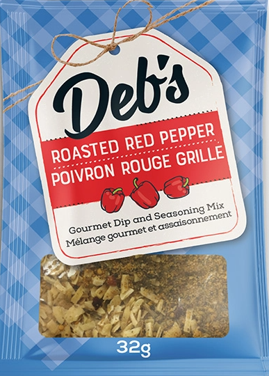 Deb’s Dips Roasted Red Pepper Gourmet Dip Mix