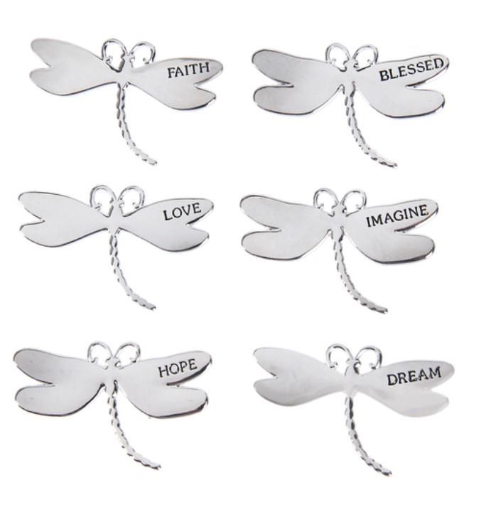 Enjoy Each Moment Dragonfly Charm
