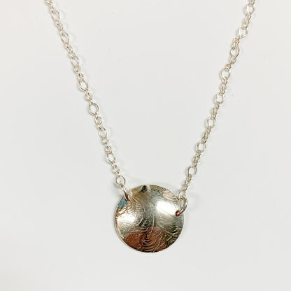 Circle Necklace by L Carr