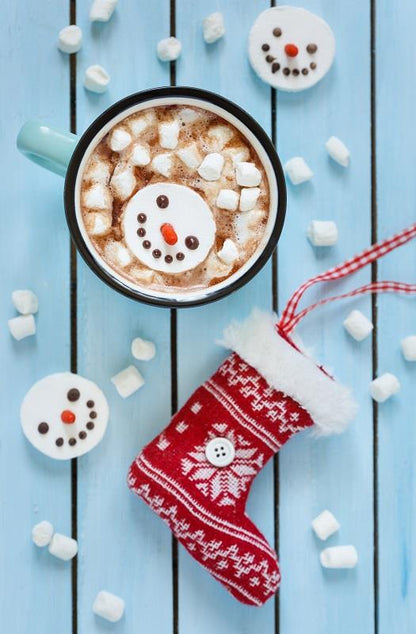 Mini Dehydrated "Snowman Poop" Marshmallows
