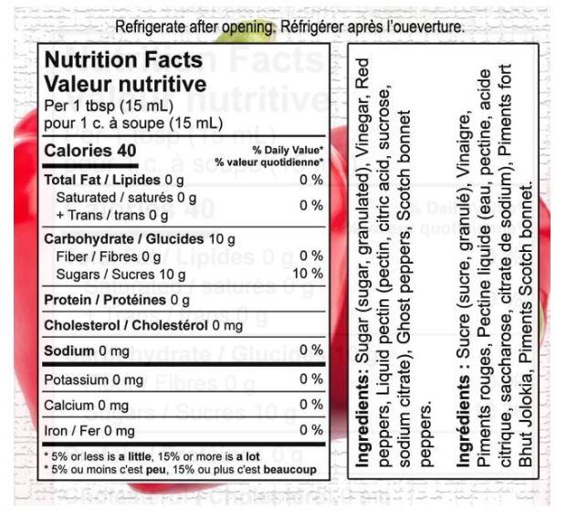 Ghost Pepper Red Pepper Jelly