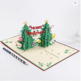 Pop Up Double X-Mas Tree Card