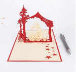 Pop Up Nativity Card