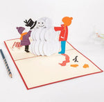 Pop Up Snowman Card