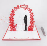 Bride and Groom Pop Up Greeting Card