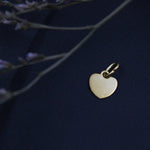 Mini Heart Gold Vermeil Pendant