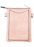 Pink Crossbody Purse with Heart Detail