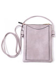 Lavender Crossbody Purse with Heart Detail