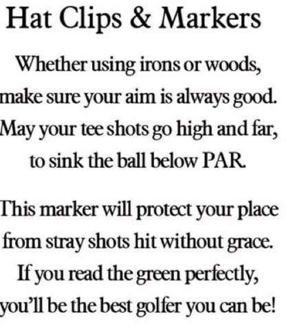 Terrific Dad Hat Clip with Ball Marker