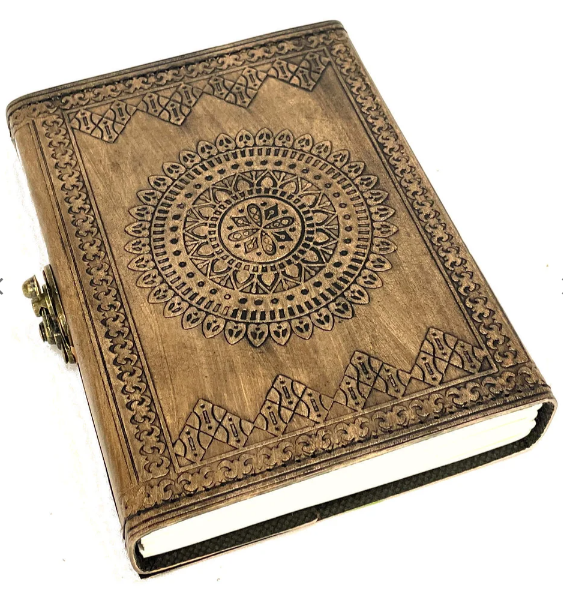 Handcrafted Leather Journal – Celtic Heart Design