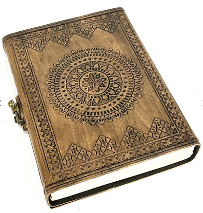 Handcrafted Leather Journal – Celtic Heart Design