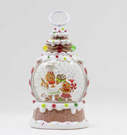 Gingerbread Glitter Lantern