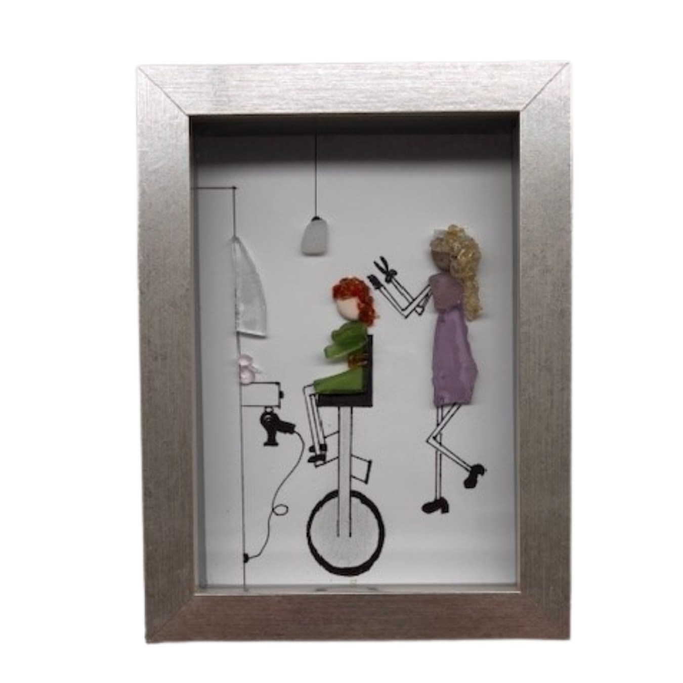 Sea Glass Art “Hairdressers Do It With Style”