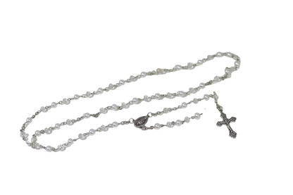 Grey Rosary with Gift Box – 2-Piece Set