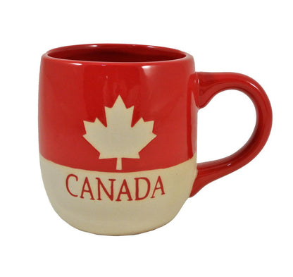 Canada Mug with Maple Leaf Icon