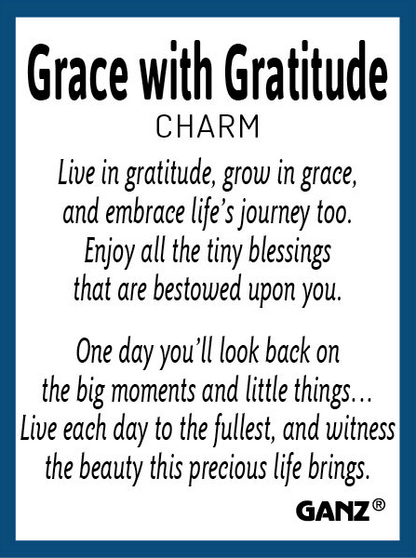 Grace with Gratitude Charm – Assorted Inspirational Designs