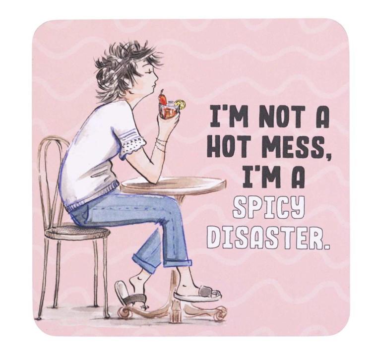 Spicy Disaster Decorative Drink Coaster