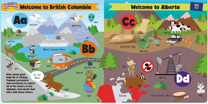 Canada ABC – Fun Flaps Board Book