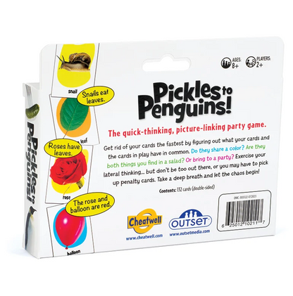 Pickles to Penguins Card Game – Family Travel Game