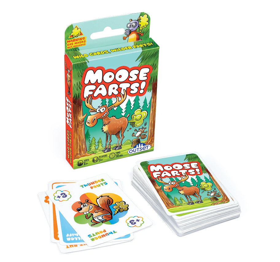 Moose Farts Card Game – Funny Wildlife Card Game – Ages 8+
