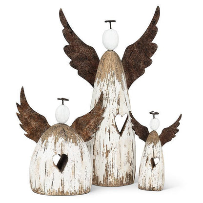 Small Rustic Angel Figure