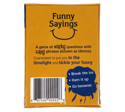 Funny Sayings Game – Wacky Questions & Zany Idioms