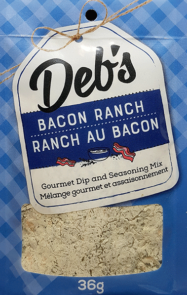 Deb’s Dips Bacon Ranch Gourmet Dip Mix