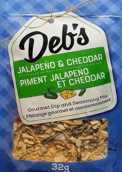 Deb’s Dips Jalapeño & Cheddar Gourmet Dip Mix