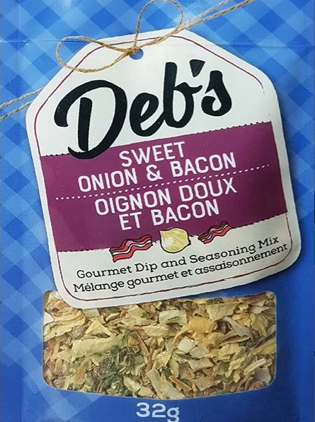 Deb’s Dips Sweet Onion & Bacon Gourmet Dip Mix