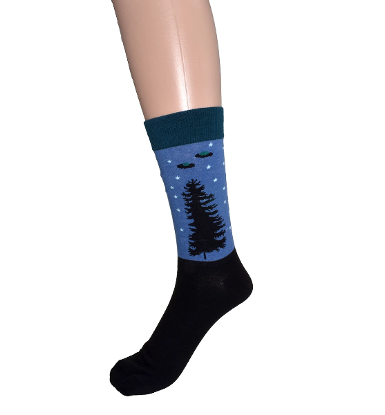Men’s Black Alien Socks