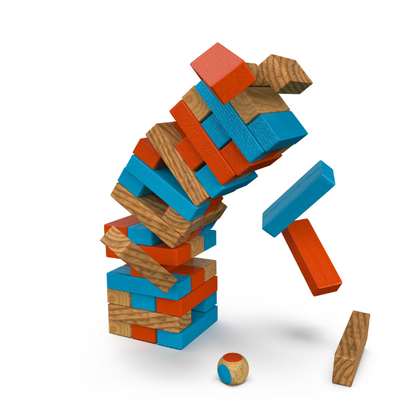 Jumbling Tower Wooden Block Game