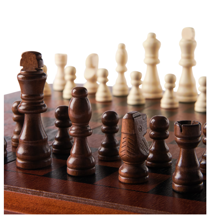 Chess, Checkers & Backgammon 3-in-1 Wooden Game Set