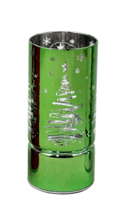 Green LED Christmas Cylinder