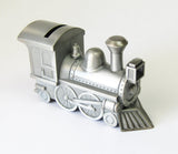 Pewter Finish Train Bank