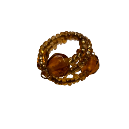 Amber Beaded Scarf Slide